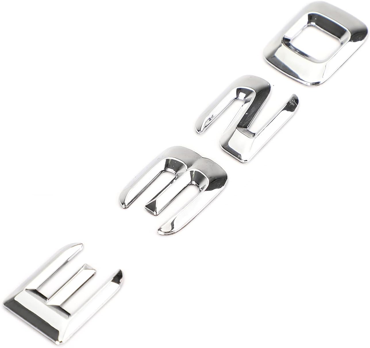 Amazon.com: Chrome Car Trunk Letters Badge Emblem Emblems for Mercedes ...