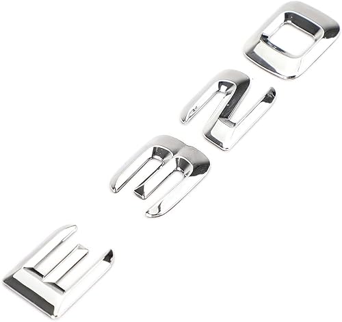 MAD HORNETS Emblemas de coche E320 Logo ABS Carta Emblema Pegatinas Pegatinas Logotipo E320 Calcomanía Letras Números Emblema Placa de Nombre Apto