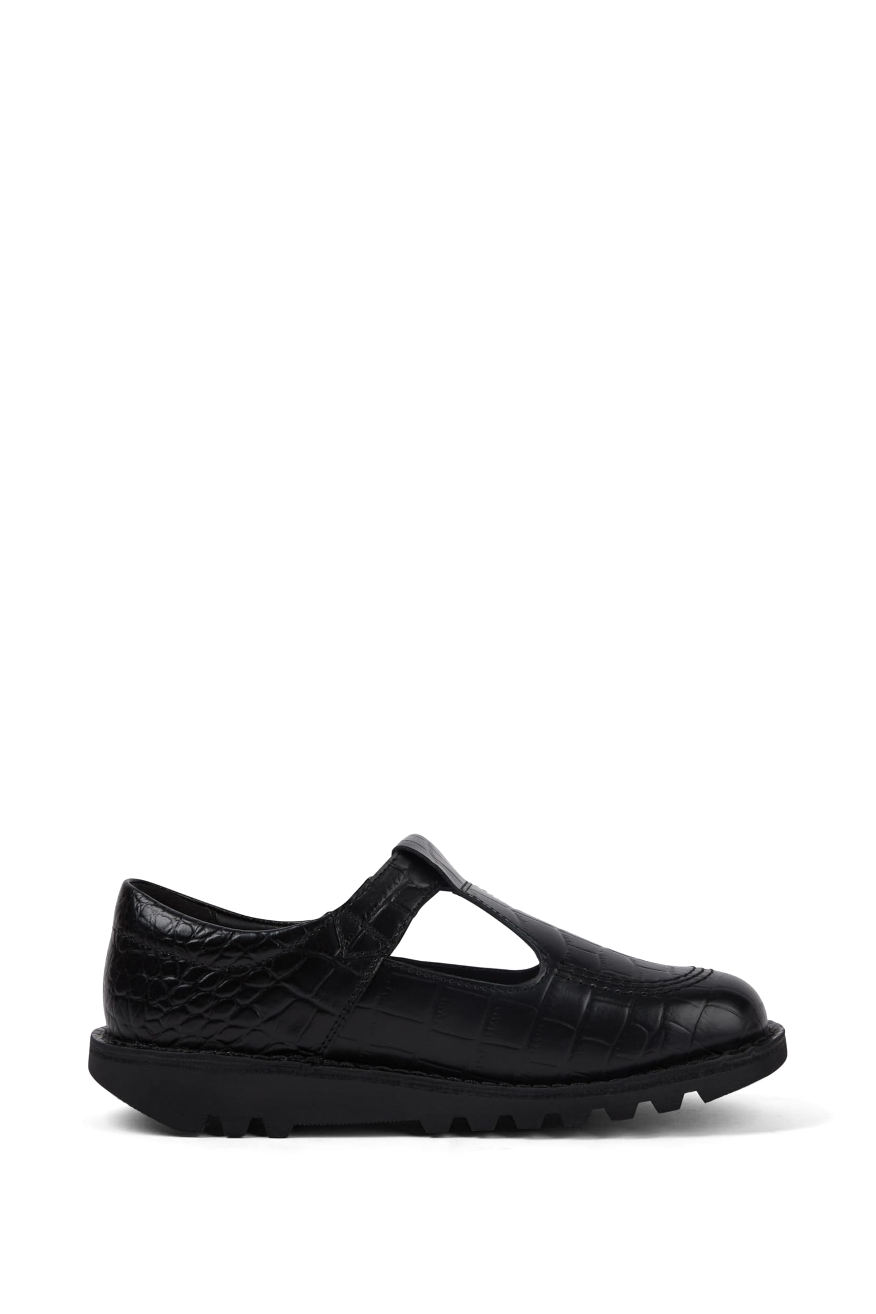 Kickers Kick T Bar Croc Leather, Scarpe Donna