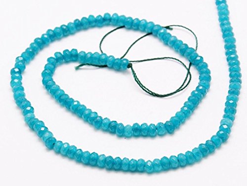 Filo Di Pietre Dure Agata Bianca Tonda Sfaccettata 18 Mm 22 Pz Per Le Tue Creazioni - Foto 3