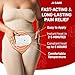 JJ CARE Heat Patch for Menstrual Cramp Relief (12 pcs Large), Menstrual Period Cramps Relief with Air-Activated Carbon, Menstrual Heating Patches for Period Cramps - 3.74 x 7.87 inches