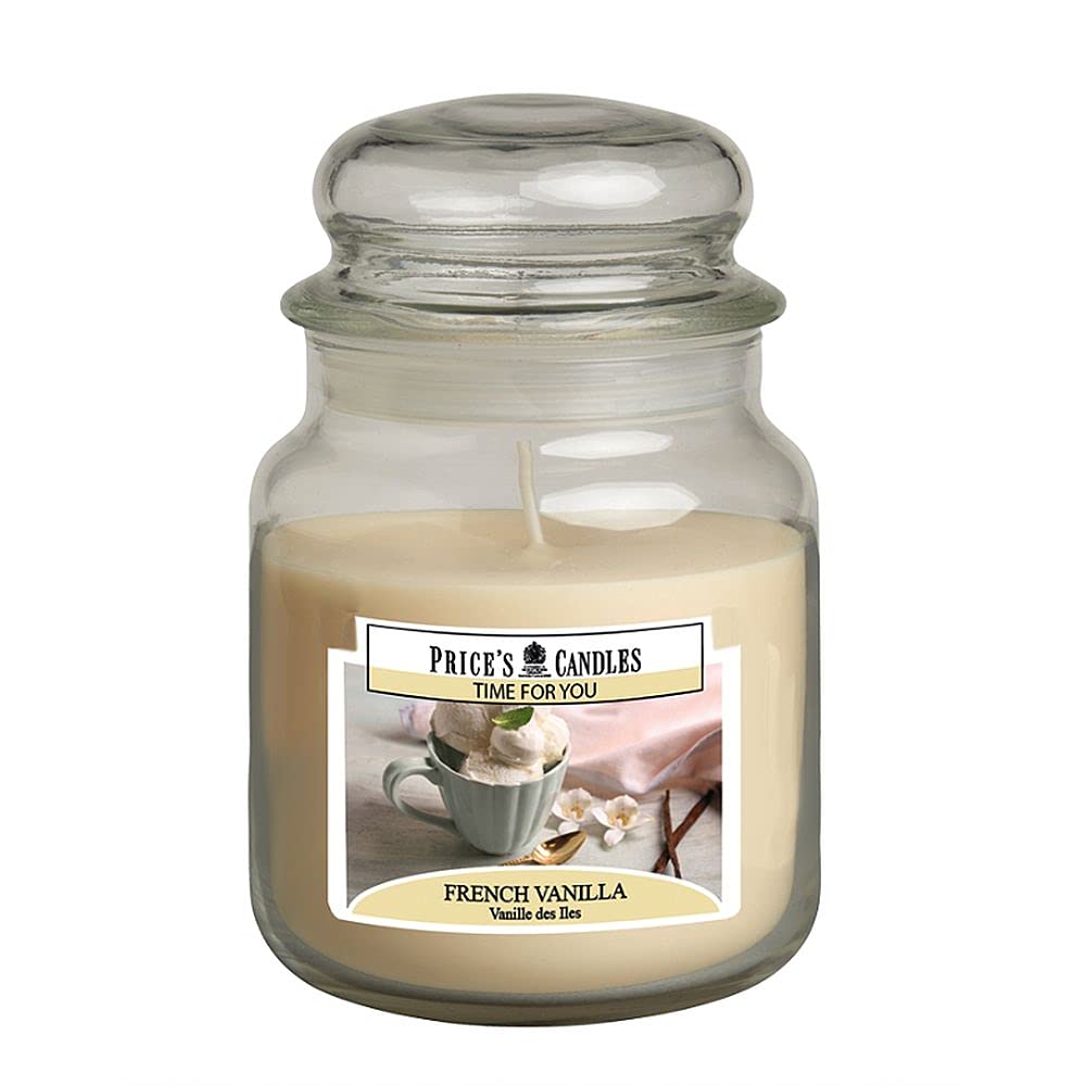 Price's - Time for You Medium Jar Candle - Sweet, Delicious Fragrance - Long Lasting Scent - Up to 65 Hour Burn Time - Ideal for All Occasions