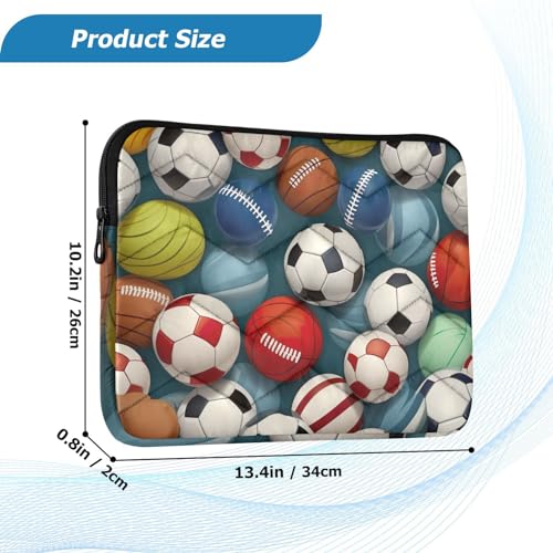 Funda para laptop 13-14 pulgadas con tela impermeable y protección acolchada miniatura 3