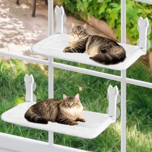 2 Pack Large Cat Window Perch