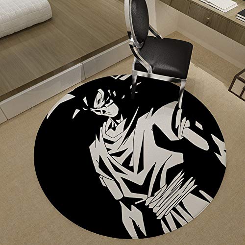 ZEMER Alfombras De Área Súper Suaves Alfombrillas De Dormitorio Super Saiyan Goku...