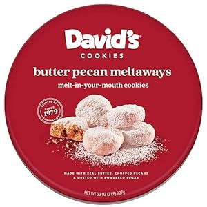 David’s Cookies Butter Pecan Meltaways 907g