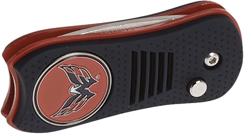 Miniatura 9 de Team Golf NHL Switchblade Divot Herramienta con marcador magnético de doble cara, cuenta con un diseño patentado de una sola punta, causa menos daño