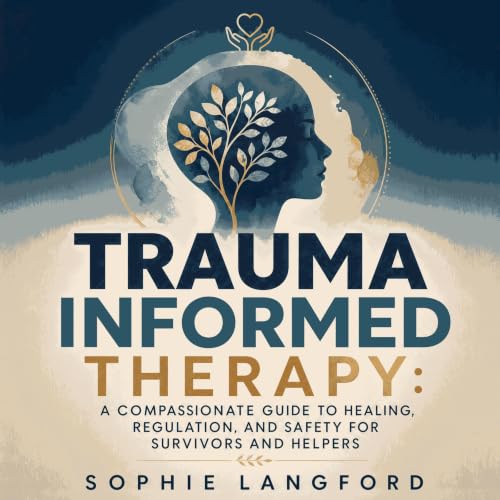 Page de couverture de Trauma Informed Therapy: A Compassionate Guide to Healing, Regulation, and Safety for Survivors and Hel