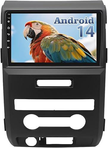 Estéreo de coche apto para Ford F150 F-150 2009-2014 pantalla táctil 9 "soporta Carplay inalámbrico Android Auto Android 13, unidad principal para