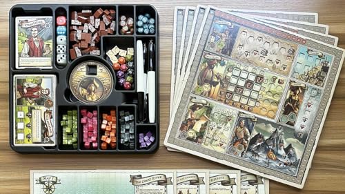 Image of A Wayfarer's Tale: The Journey Begins Board Game, 1-4 Players, Ages 10+ | 45-60 Minutes, Narrative Solo Mode, Map-Based Exploration and Discovery