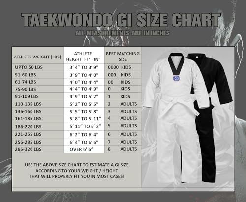 Generic TS6001-2 Truesaga - Regular Taekwondo Gi Pull Over Uniform 8 Oz Cotton-Poly Light Weight Plain No Logo thumb #4