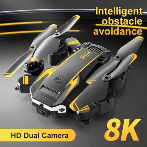 Image of Drone With HD Dual Camera Brushless Motor,Smart Gestures Selfie, Altitude Hold One-Click Takeoff /Landing Flip Rolling Gesture Control With Wi-Fi Camera Remote Control Drone A3