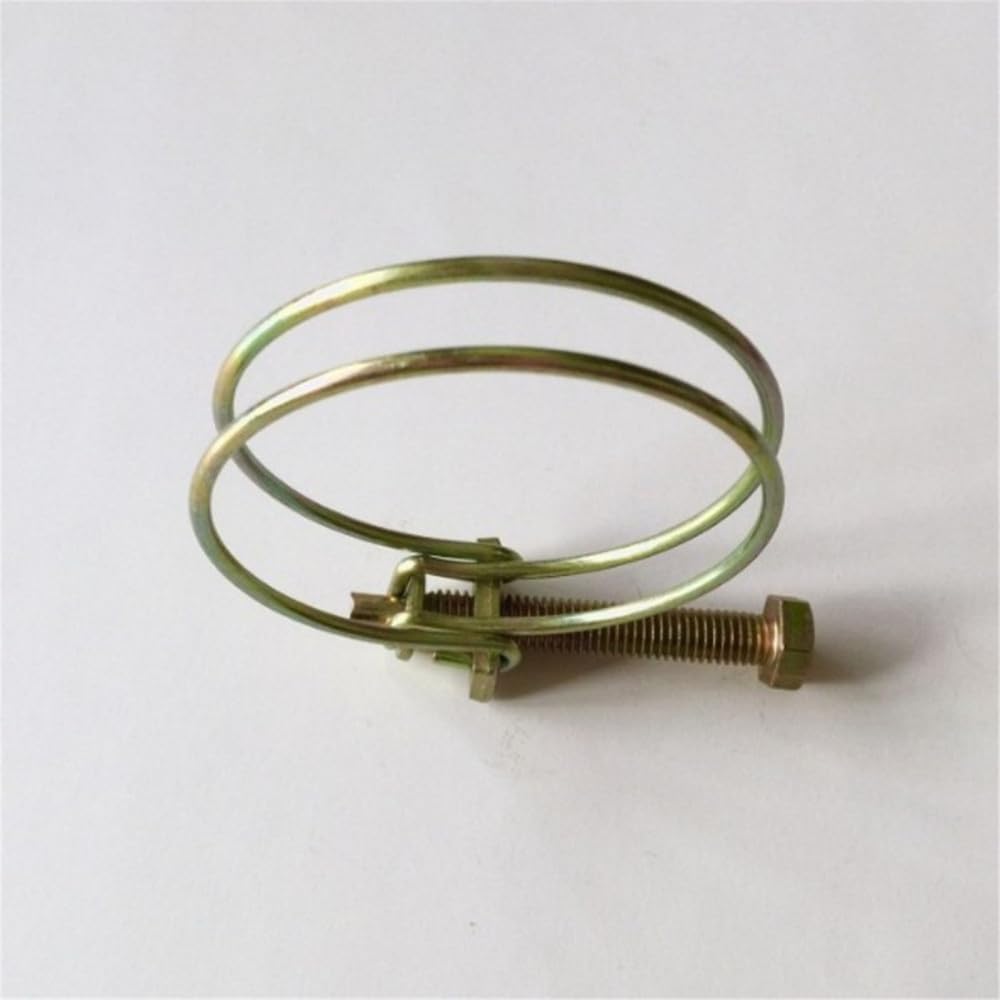 10Pcs Hose Clamp Adjustable Pipe Clamp Double Wire Hose Clip Clamp Plumbing Fastener Hardware16 Sizes,67,76mm(10pcs)