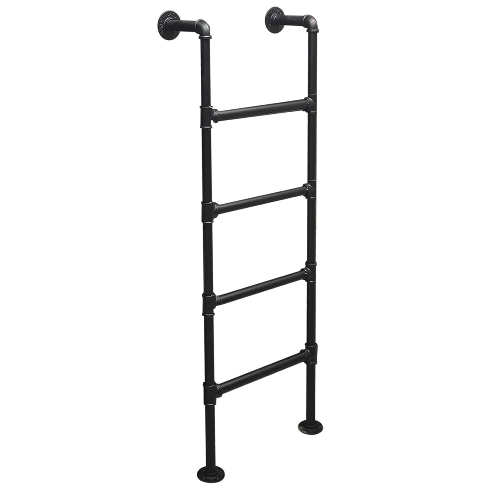 Escalera de pared para ático de hierro forjado: solucione accesos difíciles