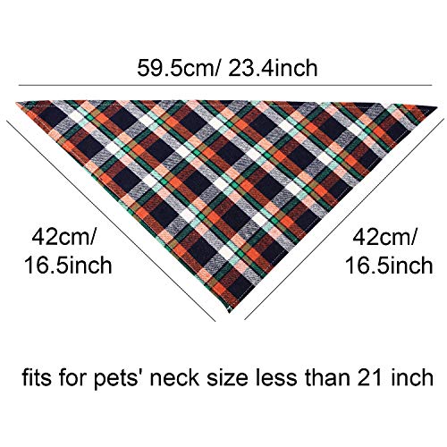 Syhood 12 Piece Dog Bandanas Plaid Dog Scarf Pet Triangle Bibs Adjustable Accessories Bulk Kerchief Buffalo Plaid Bandanas Decor For Small Or Medium Cat Dog Pet (Plaid Style) #TOP4