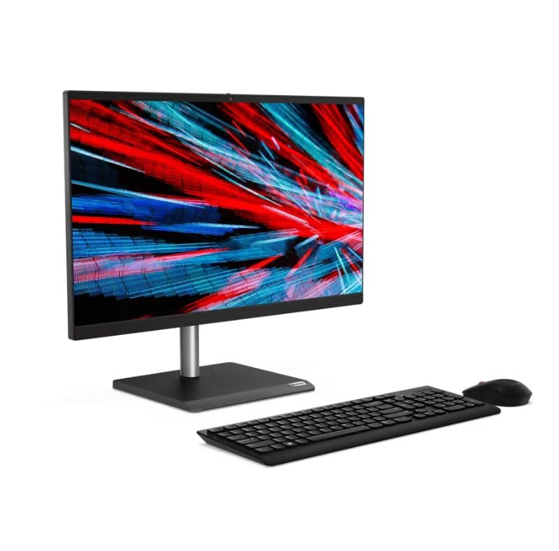 LenovoV30a-24 All-In-One Desktop, 10th Generation Intel i3-1005G1 Processor, Intel® UHD Graphics, 16GB DDR4-3200 RAM, 512GB M.2 SSD, 23.8" FHD Display, DVD-Writer, Windows 11 (Raven Black)