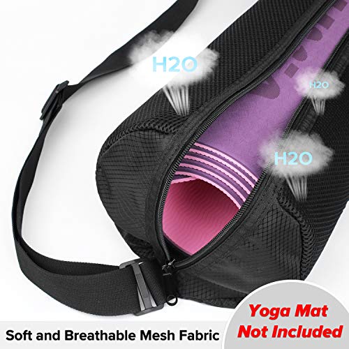 image for UMIA Yoga Mat Bag with Shoulder Strap for Yogis Waterproof Oxford Mat 