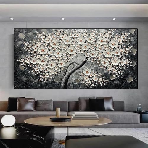 Art mural abstrait de l'arbre de fortune KEBIA sur impression toile de qualité
