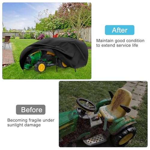 Image of Kids Ride On Toy Tractor Cover, 70 inch x 28 inch x 26 inch Outdoor Waterproof Cover