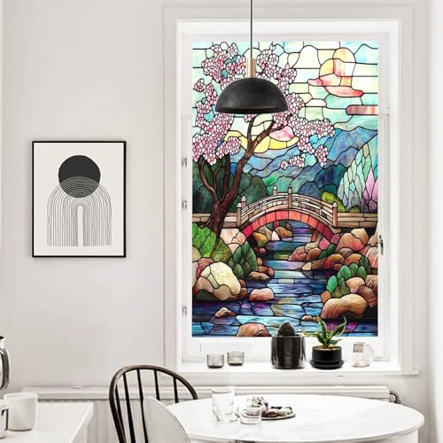 Vinilo adhesivo decorativo para ventana 35.4x55.1 pulgadas miniatura 5