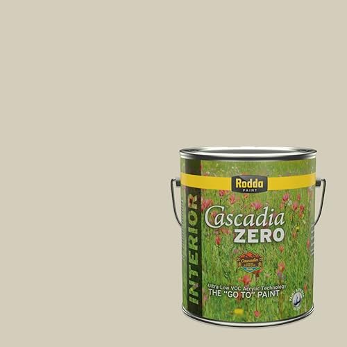 Vista 28 de Rodda Paint CASCADIA ZERO - Pintura satinada e imprimación para interiores en uno, 1 galón, pizarra