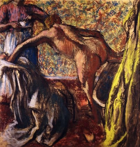 Art mural Edgar Degas Petit déjeuner après le bain tableau abstrait salon 60x90