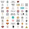 BulbaCraft 100 Pcs Funny SLP Stickers, Speech Therapy Stickers for Water Bottles & Laptops, Speech Language Pathology Gifts for Women and Men, Gifts for Women & Men #2