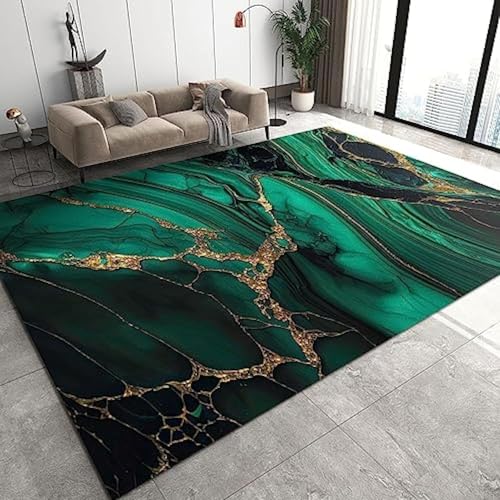 Tapis chambre texture marbre antidérapant et moelleux salon
