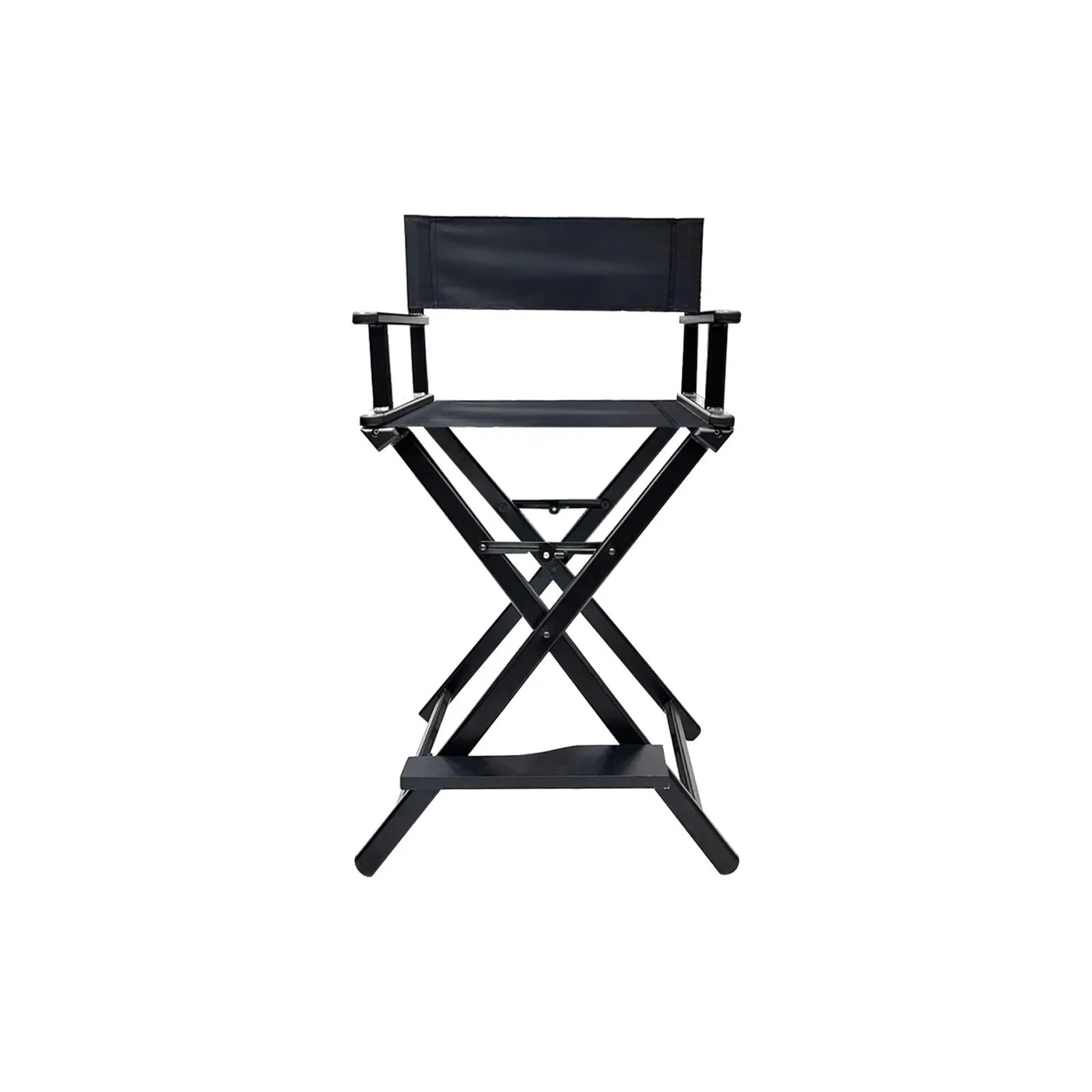 Chaise pliante outdoor en aluminium et tabouret de maquillage