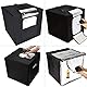 Godox LSD80 Mini LED Fotostudio 80 x 80 x 80 cm mit 2 Stück LED Lampenband Leistung 60 W 10000~11000 Lumen für Makro und Produktfotografie (LSD80)