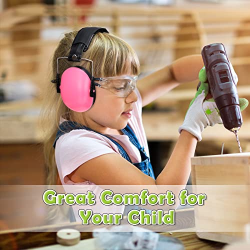 3 Pack Ear Muffs For Noise Reduction 26Db Noise Cancelling Headphones For Toddler Kid With Adjustable Headband Noise Hearing Protection Earmuffs For Autism Sleeping And Studying (Green, Pink, Blue) #TOP5