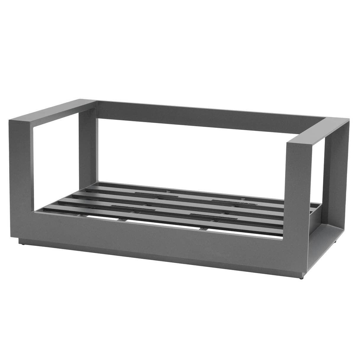 Hespéride - Canapé de Jardin Allure Graphite et Gris zebrano