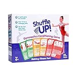 Shuffle Up Gymnastics Games - Family Games with 70+ Fun Fitness Workout Cards, Gymnastics Equipment for Kids, Gymnastics Gifts for Girls & Boys