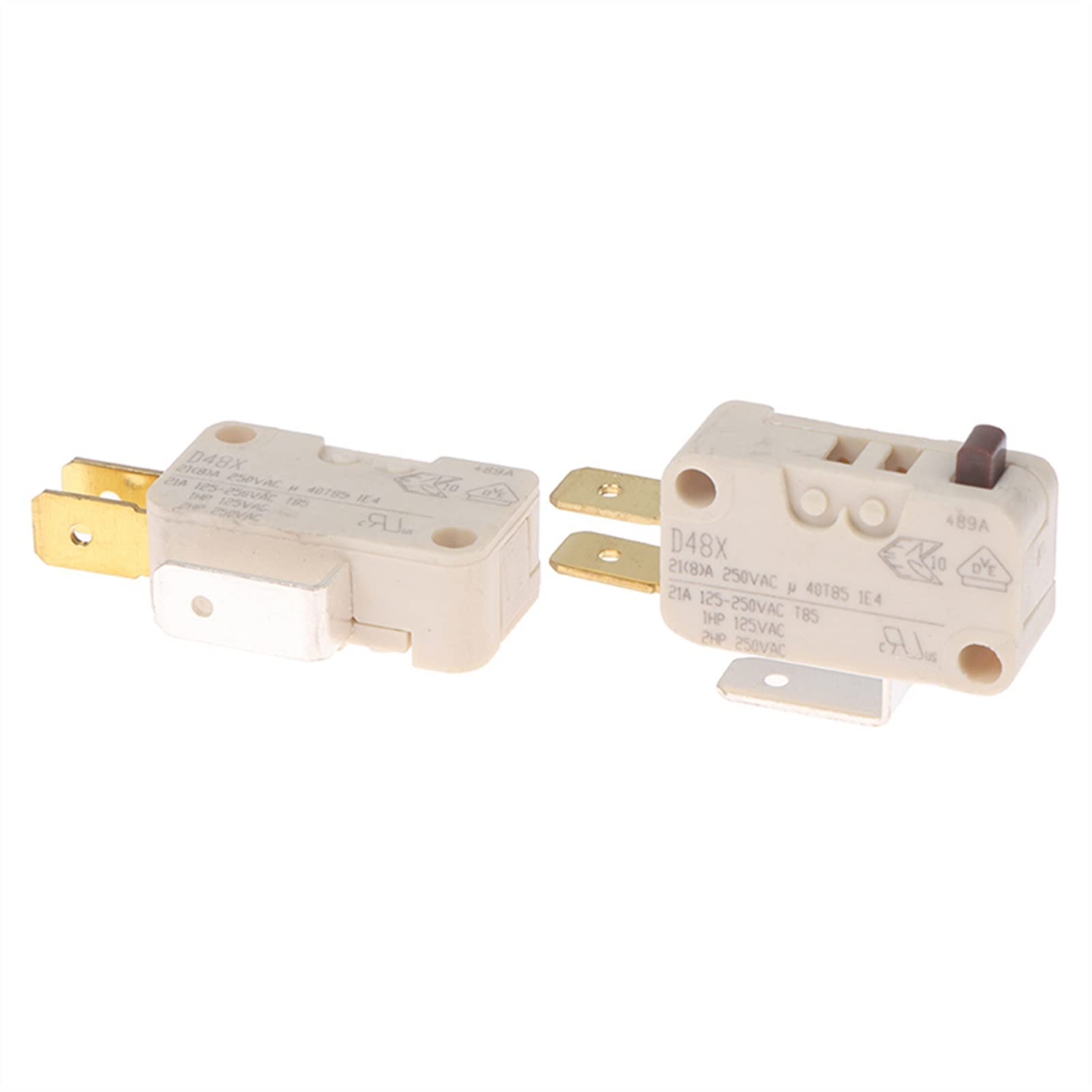 Piezas de recambio Interruptores industriales 1 Uds. Microinterruptor grande D48X interruptores de límite de calentador de agua de alta corriente 21A 250V