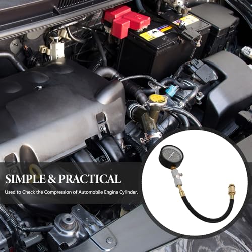 Testeur de compression Mikinona avec kit adaptateur pour moteurs essence - 5