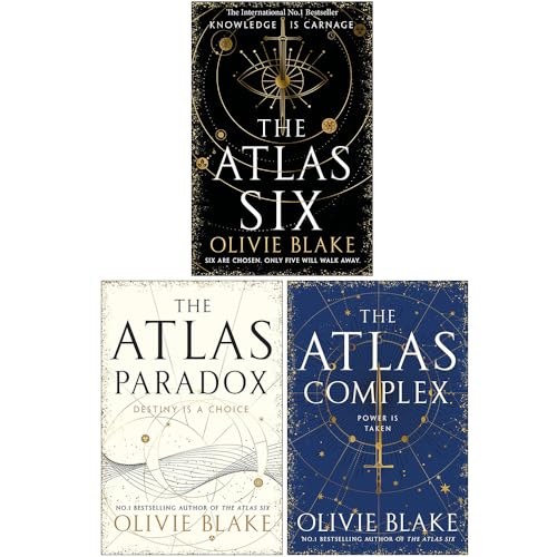 Atlas Series 3 Books Collection Set By Olivie Blake (The Atlas Six, The Atlas Paradox & The Atlas Complex)