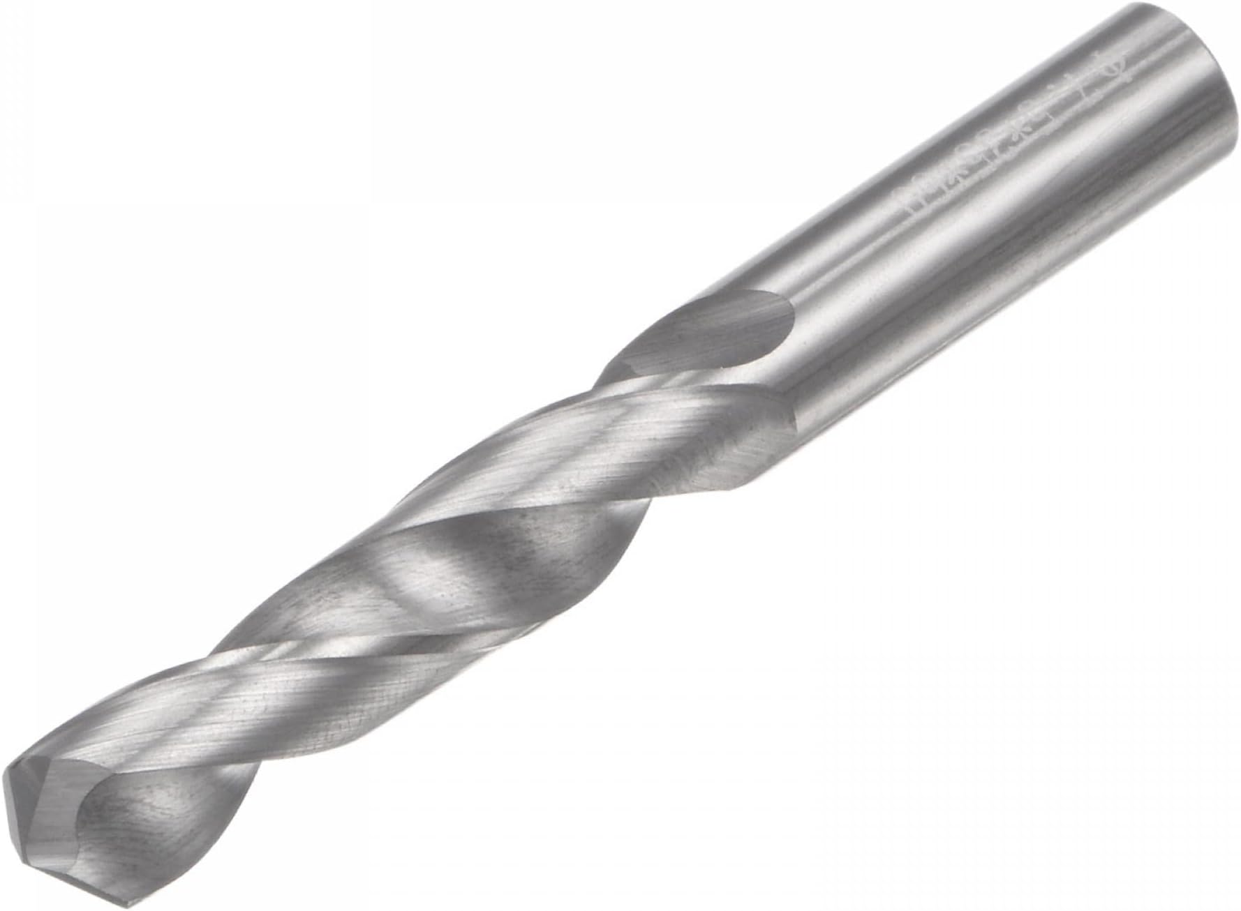 sourcing map Solid Carbide Drill Bits, 7.5mm C2/K20 Tungsten Carbide Jobber Drill Bits Straight Shank Drilling Tool for Stainless Steel Aluminum Iron Metal Plastic