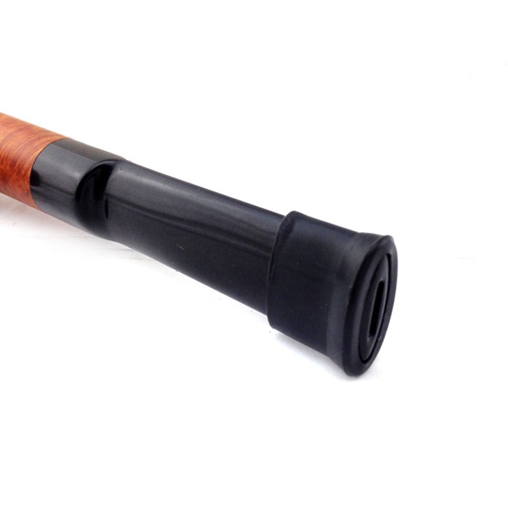 OLDFOX Small Tobacco Pipe Rubber Bit Black Soft Silicone Pipe Mouthpiece Stem Tip Dia 15mm Pipe Accessories