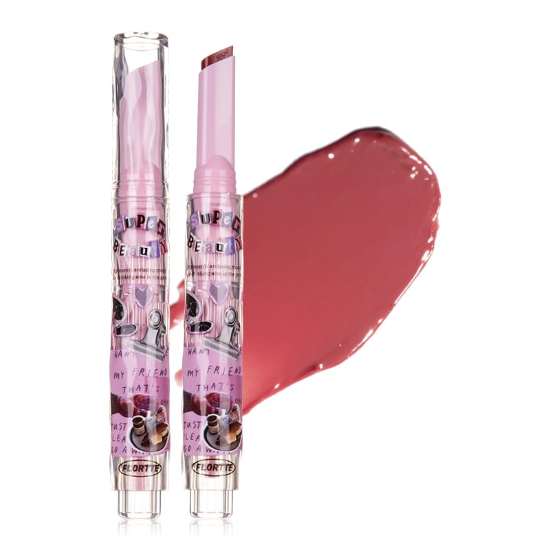 FLORTTE I Am Super Beauty Jelly Heart Lipstick (04, Stick) 04 1 Count (Pack of 1)