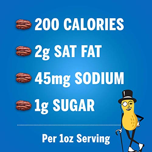 Planters Deluxe Salted Mixed Nuts, 34 Oz. Resealable Canister & Hazelnuts Seasoned With Sea Salt & Roasted Pecans, 7.25 Oz. Resealable Canister - Salted Pecans - Vegan Snacks, Kosher #TOP5