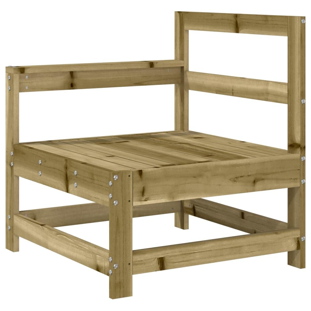 Gecheer 3 pz,Divano,da Giardino,per Esterno,Patio,Terrazzo,a 3 Posti,in Legno di Pino,Impregnato,Divano Modulare Giardino da Esterno,Divano in Legno,Divano 3 Posti da Giardino,Esterno