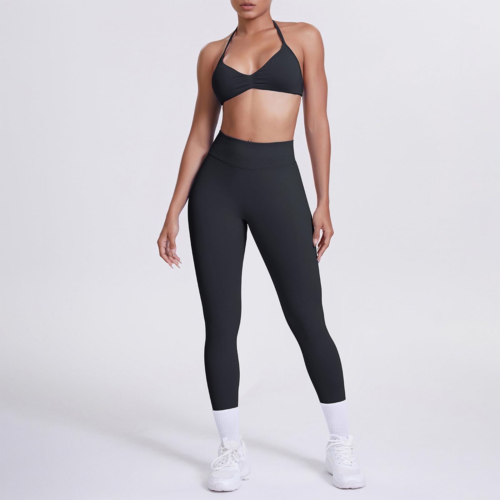 2 Piezas Mujer Sin Mangas Exterior Casual Primavera Cintura Del Imperio Codercon Color Sólido Fuera Del Hombro