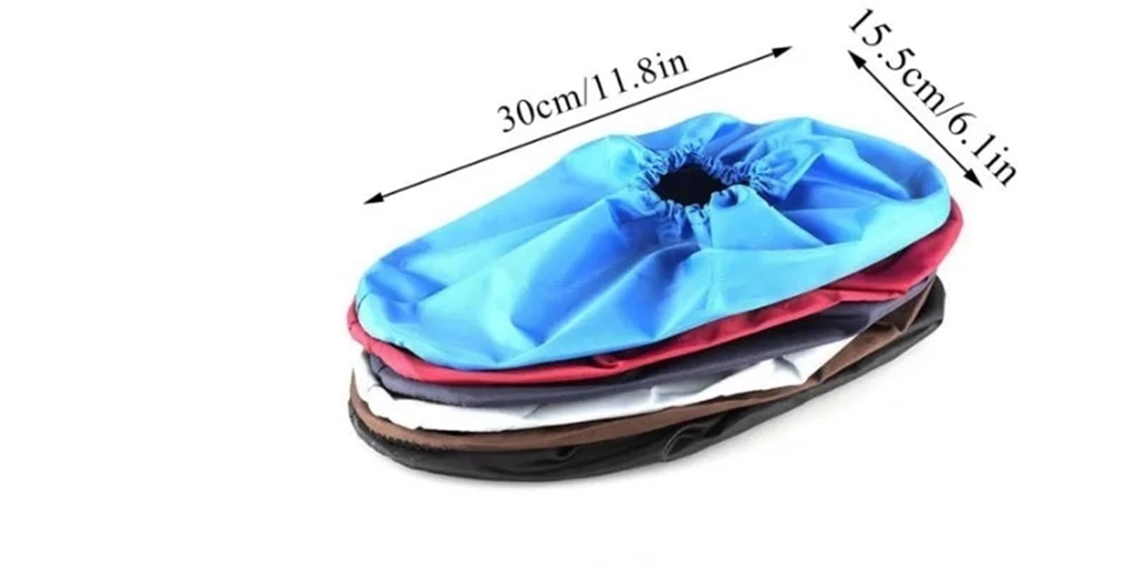 Copriscarpe Copriscarpe Antiscivolo Impermeabili da 10 Paia Copriscarpe Lavabili riutilizzabili for Interni Protezioni for Scarpe Elastiche(Deep Red)