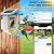 Smart Bird Feeder with Camera, 1.5L 4K HD AI Identification Bird Watching Camera with Solar Powered, Ideal Gift for Mom