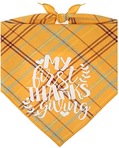 Bandana para perro primera acción de gracias