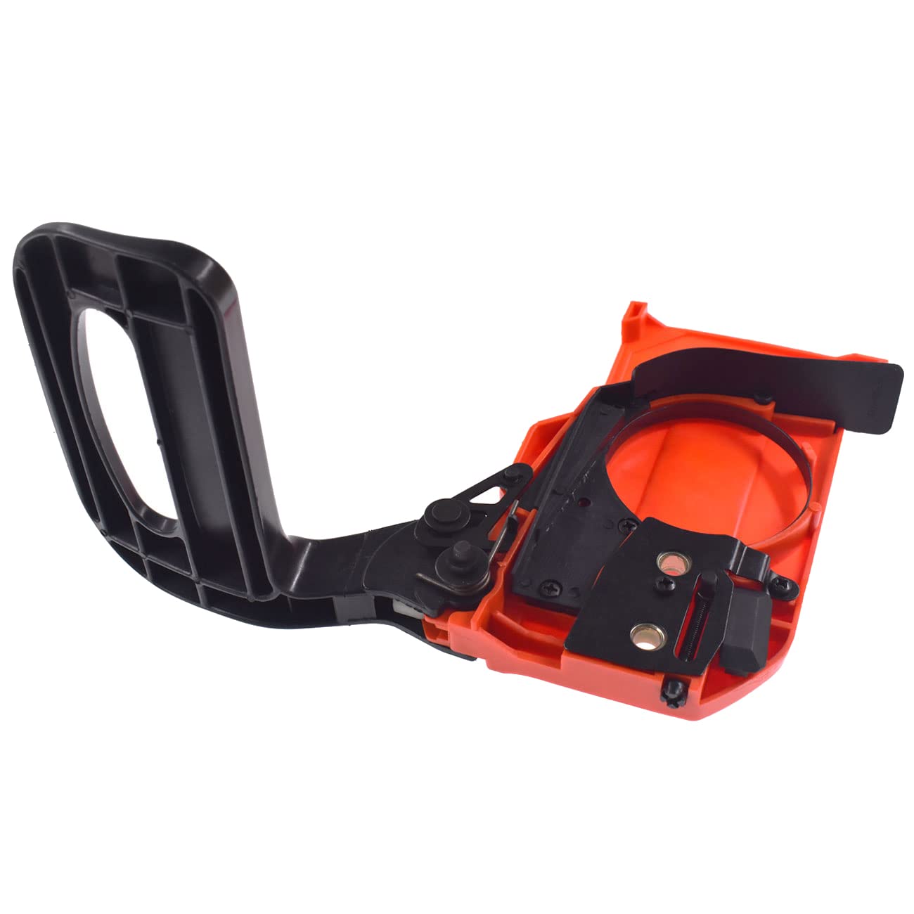Cubierta de Manija de Embrague Freno Compatible Motosierra 4500 5200 45Cc 52Cc 58Cc Negro Plástico
