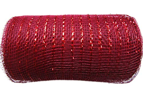 YYCRAFT - Rollo de malla de poliéster con laminado metálico para decoración...