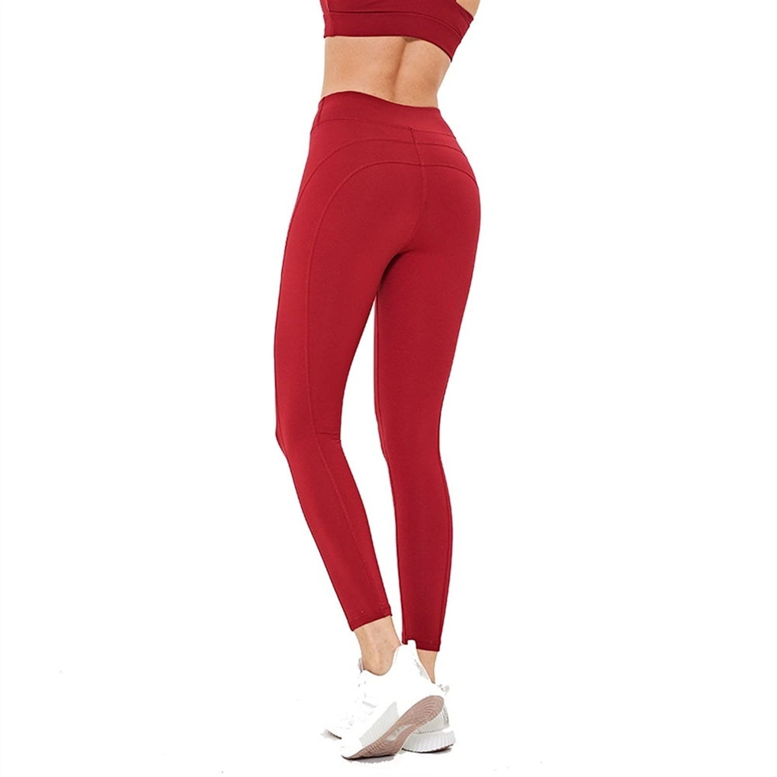 Strój do jogi damski fitness zestaw odzieży sportowej, 2-częściowy strój damski sportowy biustonosz joga legginsy zestaw trening fitness spodnie seksowne paski krzyż tył tank topy odzież siłownia bieganie trening najlepsze legginsy