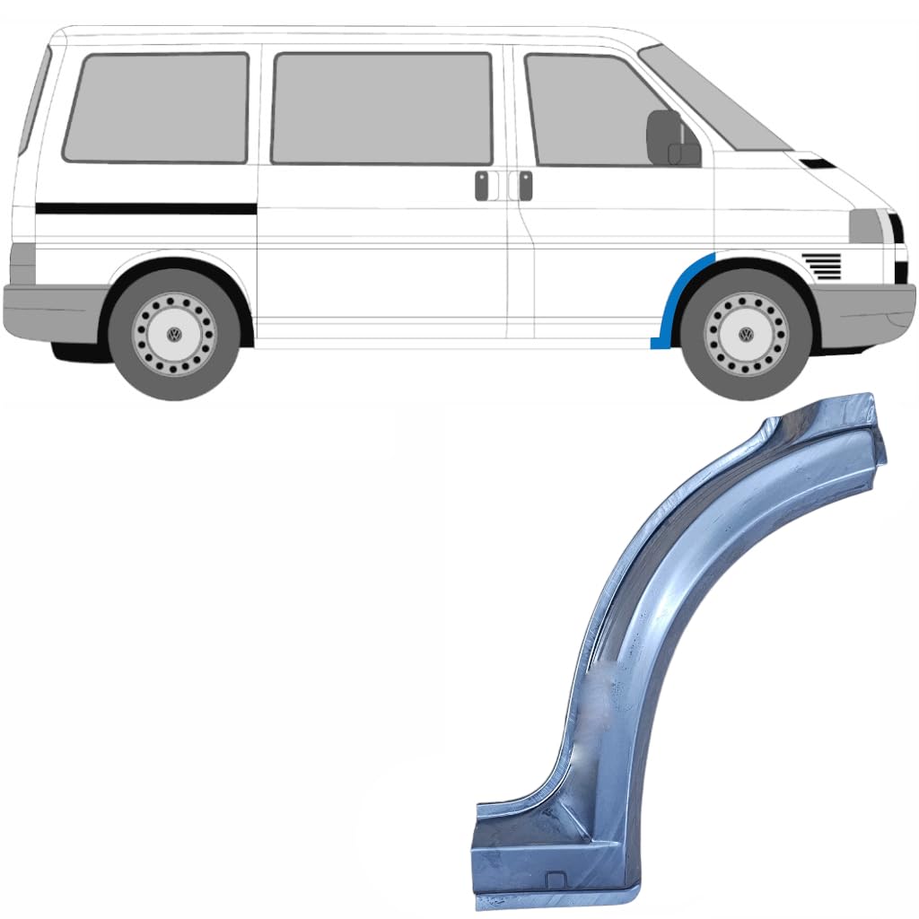 Reparaturblech vorderer Radlauf für Volkswagen Transporter T4 1990-2003 / Rechts