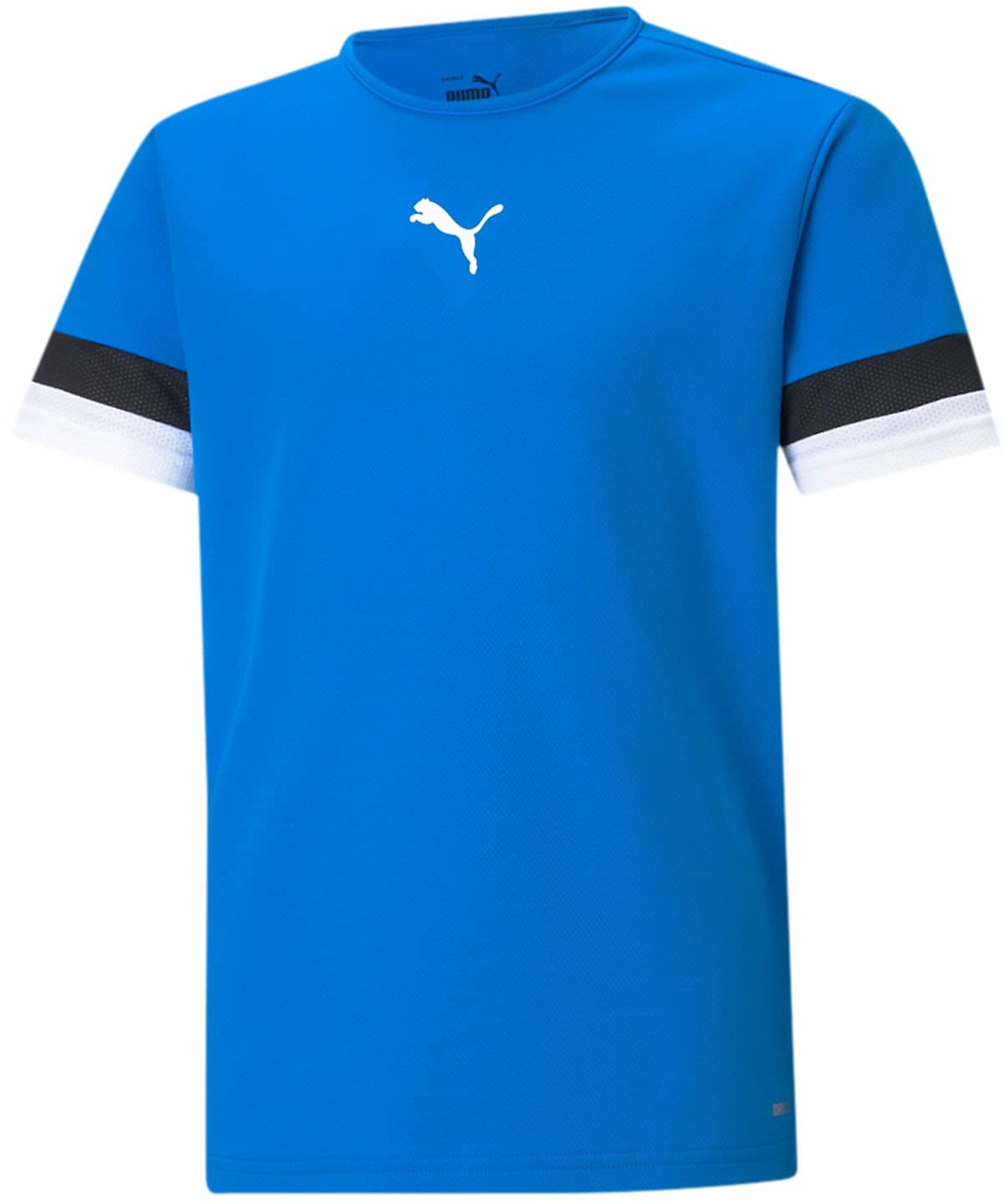 Puma - Juniors Teamrise Jersey, Color Electric Blue Lemonade/Puma Black/Puma WHI, Size: X-Large